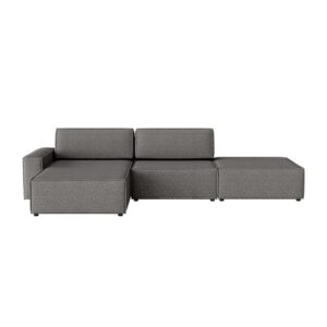 Wohnli Möbelsuche - Ecksofa aus Bouclé-Stoff 4-Sitzer
