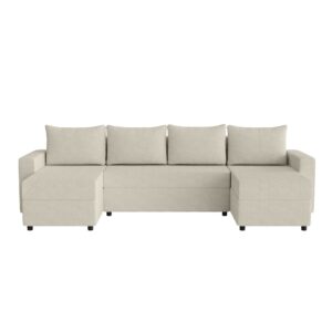 Wohnli Möbelsuche - Ecksofa aus Bouclé-Stoff 5-Sitzer