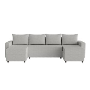 Wohnli Möbelsuche - Ecksofa aus Bouclé-Stoff 5-Sitzer