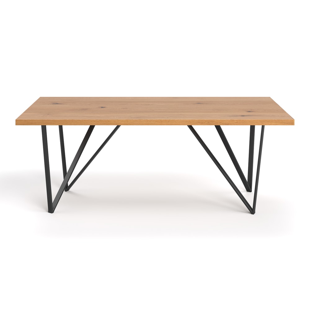 wohnli-moebel-suche-M25011420 Wohnli Möbelsuche - Eichentisch mit Metallbeinen 220x80 cm