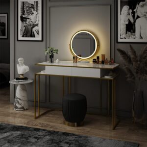 wohnli-moebel-suche-M25013049-1 Weiß/Gold 110 x 75.5cm
