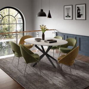 Weiß/Schwarz 120 x 76.5 cm