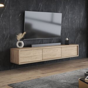 180x32x36cm Spanplatte Beige Petits meubles Möbel Wohnzimmermöbel TV-Möbel