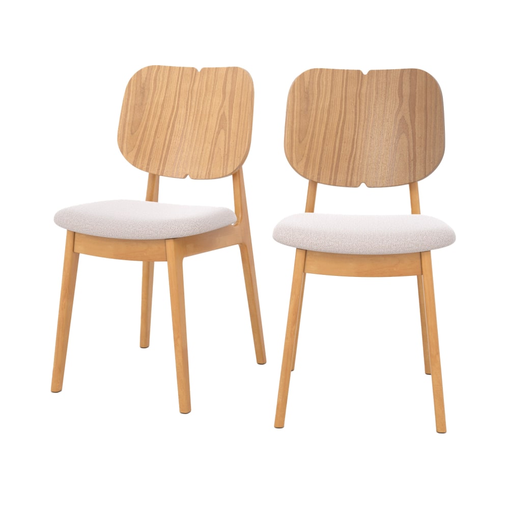 wohnli-moebel-suche-M25015116 Wohnli Möbelsuche - 2er Set Stühle aus hellem Holz und beigem Stoff