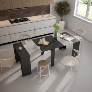 wohnli-moebel-suche-M25015330-1 222x77x90cm Spanplatte Schwarz Skraut home Möbel Wohnzimmermöbel Konsolentische