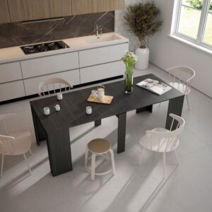 wohnli-moebel-suche-M25015351-1 222x77x90cm Spanplatte Schwarz Skraut home Möbel Wohnzimmermöbel Konsolentische