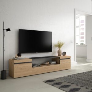 200x45x35cm Spanplatte Beige Skraut home Möbel Wohnzimmermöbel TV-Möbel