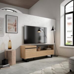 150x57x35cm Spanplatte Beige Skraut home Möbel Wohnzimmermöbel TV-Möbel