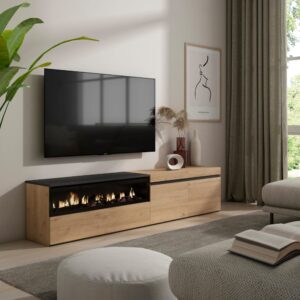 200x45x35cm Spanplatte Beige Skraut home Möbel Wohnzimmermöbel TV-Möbel