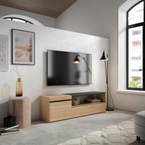150x45x35cm Spanplatte Beige Skraut home Möbel Wohnzimmermöbel TV-Möbel