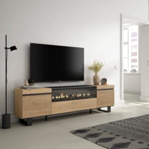 200x57x35cm Spanplatte Beige Skraut home Möbel Wohnzimmermöbel TV-Möbel