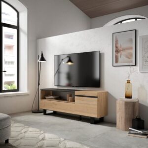 150x57x35cm Spanplatte Beige Skraut home Möbel Wohnzimmermöbel TV-Möbel