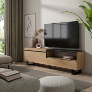 200x57x35cm Spanplatte Beige Skraut home Möbel Wohnzimmermöbel TV-Möbel