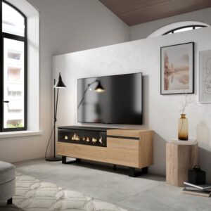150x57x35cm Spanplatte Beige Skraut home Möbel Wohnzimmermöbel TV-Möbel