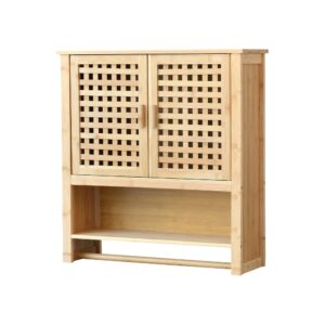 Wohnli Möbelsuche - Hängeschrank aus Bambus 66 x 62 x 20 cm