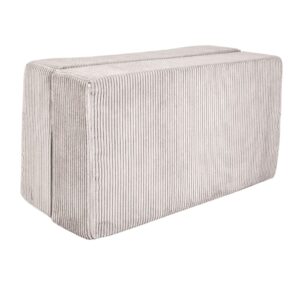 Kinder-Cube-Sofa 96 cm Cord Ecru 4 Stk 96x40x50cm PES - Polyester Beige MeowBaby Sofas und Sessel Sofas Modulare Sofas