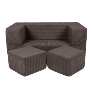 wohnli-moebel-suche-M25017616 Wohnli Möbelsuche - Kinder-Cube-Sofa 96 cm Cord Braun 4 Stk