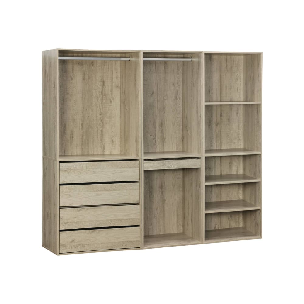 wohnli-moebel-suche-M25017674 Wohnli Möbelsuche - Modulares Kleiderschrank-Set mit 3 Elementen