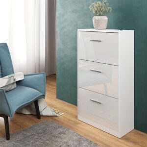 Weiß Hochglanz 59 x 105 cm