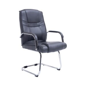 wohnli-moebel-suche-M25020327 Wohnli Möbelsuche - Freischwinger mit Sitz aus Kunstleder grau