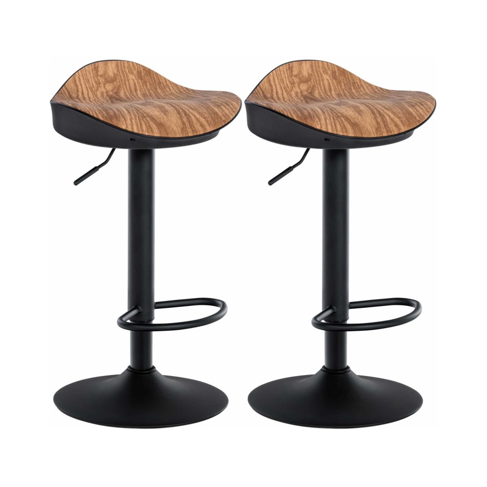 wohnli-moebel-suche-M25020381 Wohnli Möbelsuche - 2er Set Barhocker höhenverstellbar Kunstleder natura