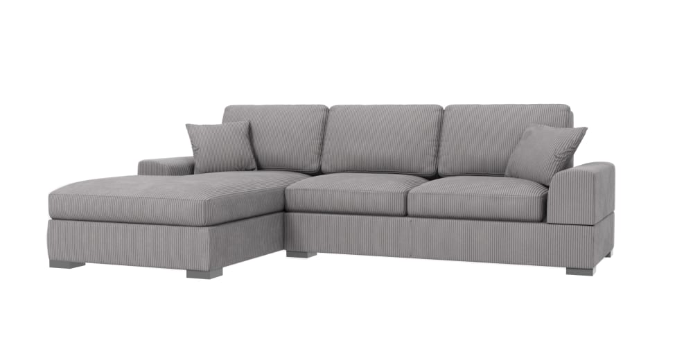 wohnli-moebel-suche-M25020535 Wohnli Möbelsuche - Ecksofa mit Schlaffunktion aus Cord-Stoff