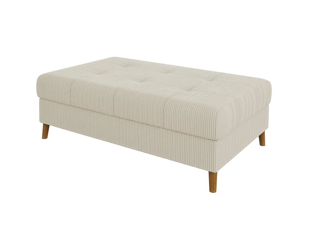 Wohnli Möbelsuche - Hocker im skandinavischen Stil aus  Cord-Stoff