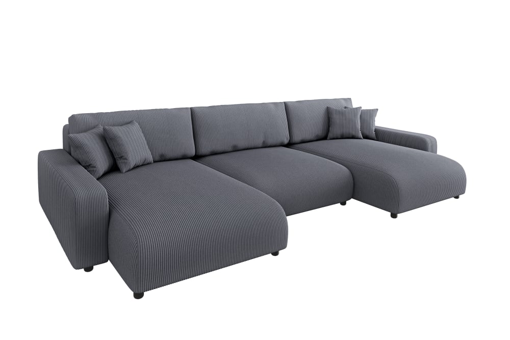 wohnli-moebel-suche-M25020662 Wohnli Möbelsuche - Wohnlandschaft mit Schlaffunktion und Bettkasten in Cord-Stoff