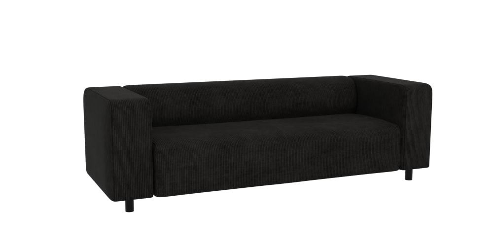 Wohnli Möbelsuche - 3-Sitzer Modernes Sofa aus Cord-Stoff