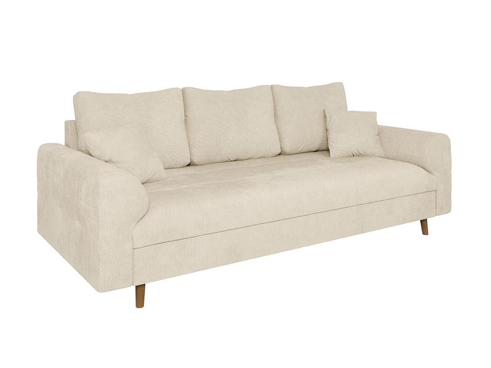 Wohnli Möbelsuche - 3-Sitzer Sofa im skandinavischen Stil aus Chenille-Stoff