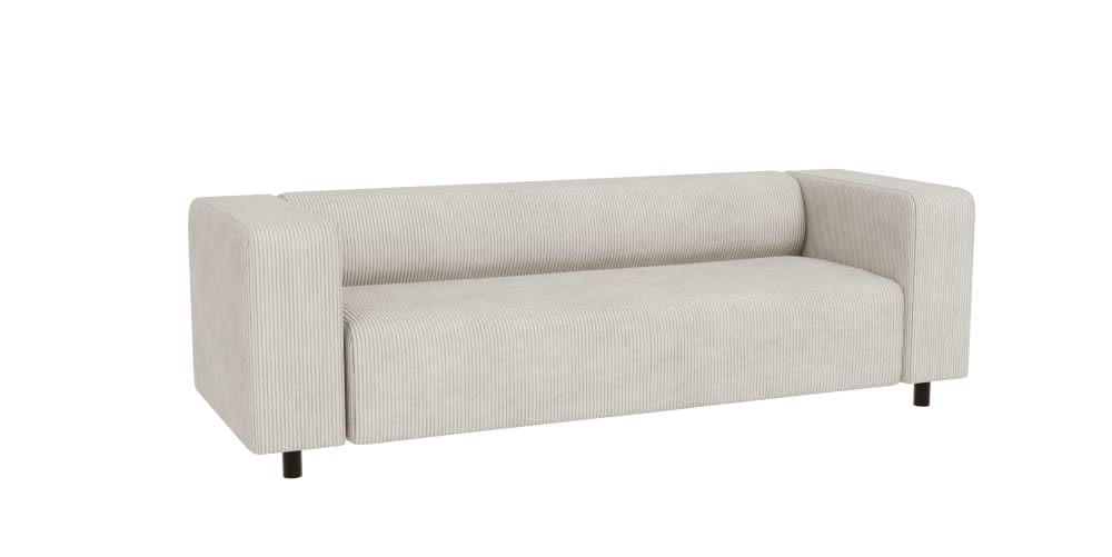 Wohnli Möbelsuche - 3-Sitzer Modernes Sofa aus Cord-Stoff
