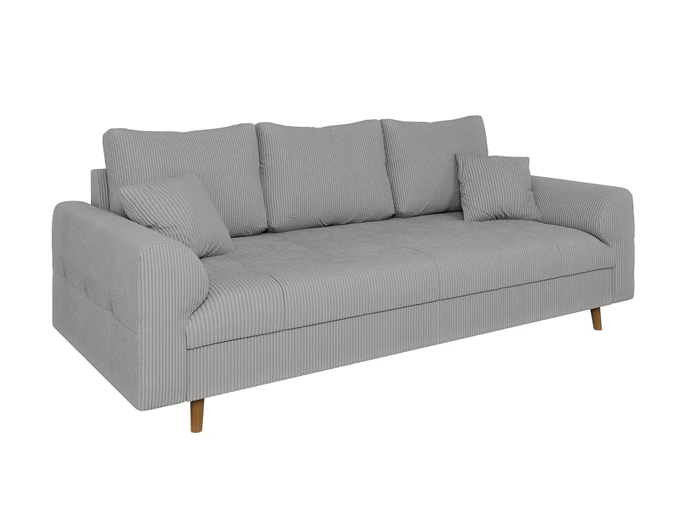 Wohnli Möbelsuche - 3-Sitzer Sofa im skandinavischen Stil aus Cord-Stoff
