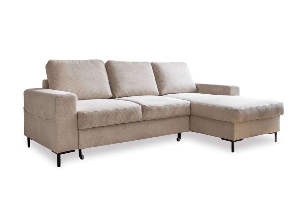 wohnli-moebel-suche-M25020866 Wohnli Möbelsuche - 4-Sitzer Ecksofa mit Bettfunktion aus Cord