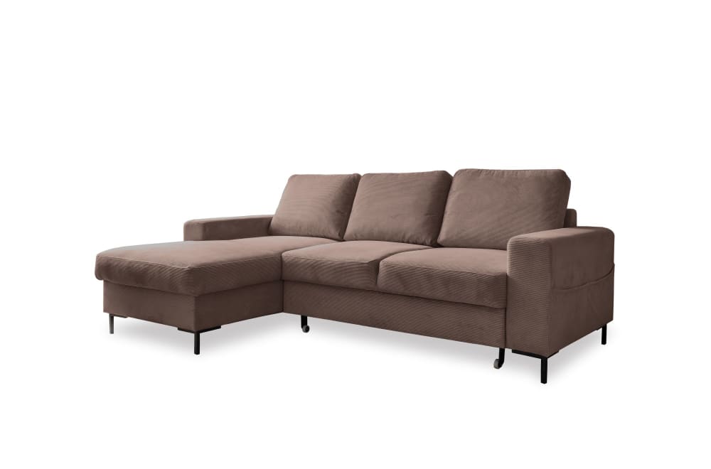 wohnli-moebel-suche-M25020880 Wohnli Möbelsuche - 4-Sitzer Ecksofa mit Bettfunktion aus Cord