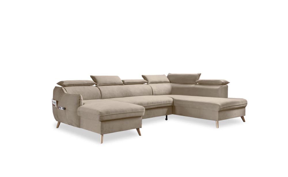 wohnli-moebel-suche-M25020970 Wohnli Möbelsuche - 8-Sitzer Ecksofa  mit Bettfunktion aus Samt