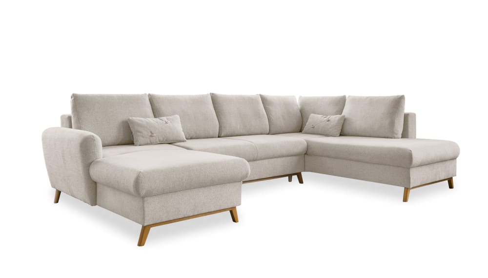 Wohnli Möbelsuche - 8-Sitzer Ecksofa  mit Bettfunktion