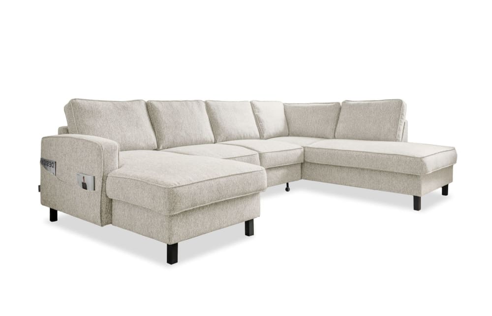 Wohnli Möbelsuche - 8-Sitzer Ecksofa  mit Bettfunktion