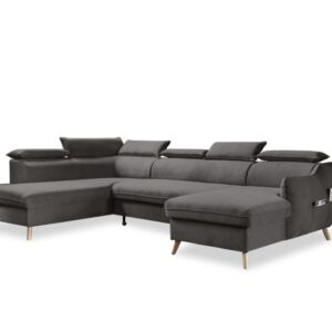 wohnli-moebel-suche-M25020991 Wohnli Möbelsuche - 8-Sitzer Ecksofa  mit Bettfunktion aus Samt