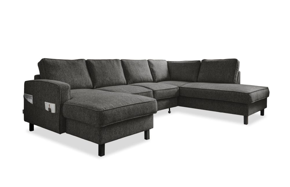 Wohnli Möbelsuche - 8-Sitzer Ecksofa  mit Bettfunktion