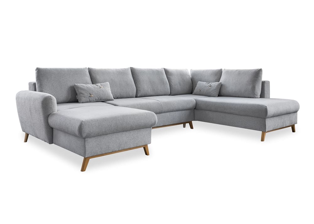 Wohnli Möbelsuche - 8-Sitzer Ecksofa  mit Bettfunktion