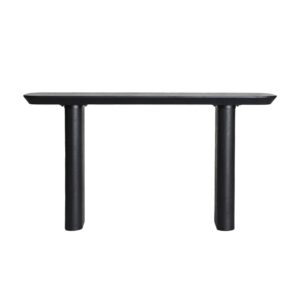 Wohnli Möbelsuche - Konsole aus Tannenholz in schwarzer Farbe 150x38x80cm