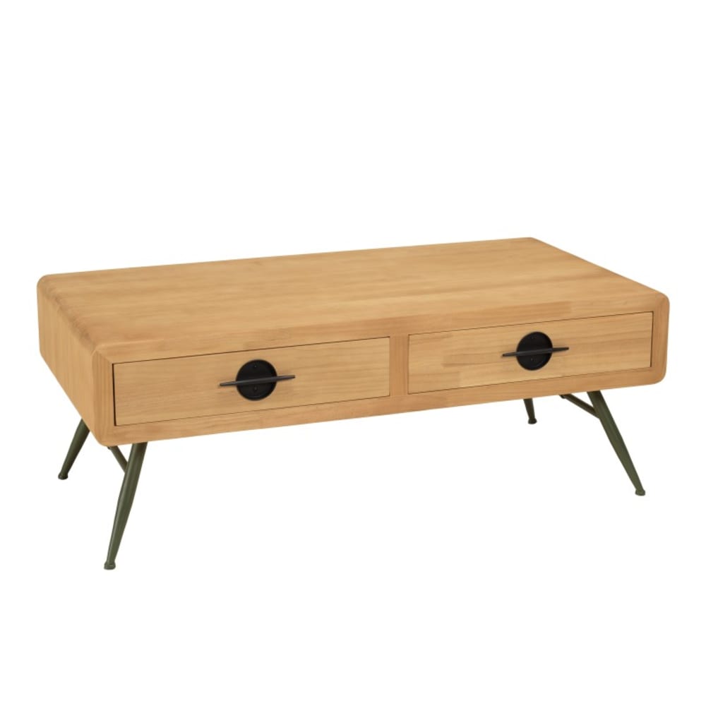 Wohnli Möbelsuche - Couchtisch 2 Schubladen Kiefer