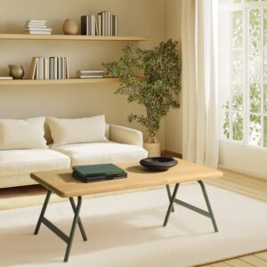 wohnli-moebel-suche-M25021263-1 Couchtisch Platte Kiefer 120x45x60cm Holz Braun MACABANE Möbel Wohnzimmermöbel Couchtische