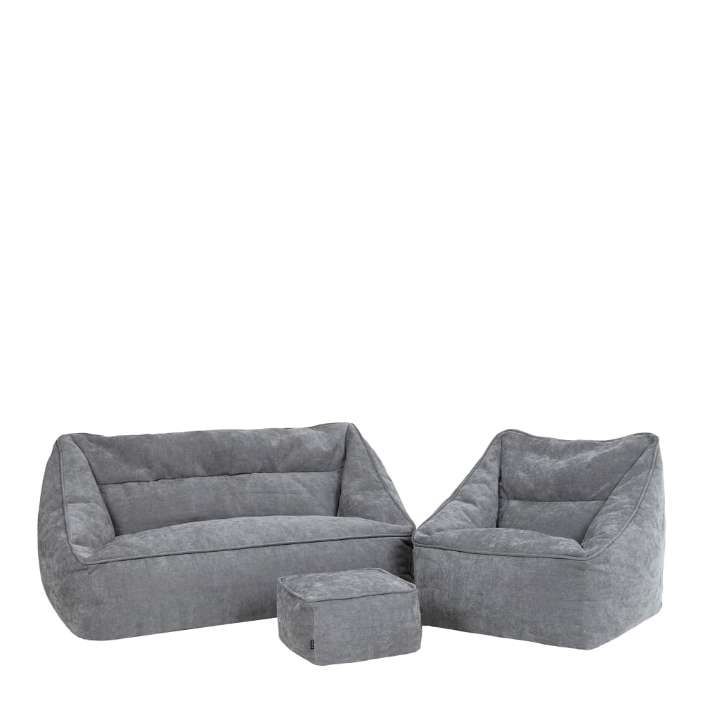 wohnli-moebel-suche-M25023020 Wohnli Möbelsuche - 3-tlg. Sitzsackset Chenille: Sofa
