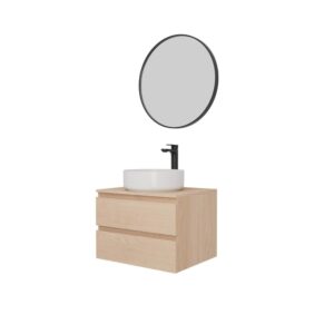 wohnli-moebel-suche-M25025143 Wohnli Möbelsuche - Einzelwaschtisch-Unterschrank 60 cm + Waschbecken + Armatur + Spiegel