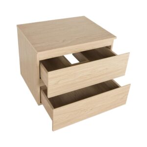 wohnli-moebel-suche-M25025170-1 Einzelwaschtischunterschrank mit Eichendekor 60cm 60x45x46cm Spanplatte Braun Mob In Möbel Badezimmermöbel