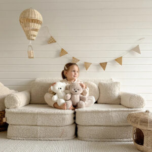 wohnli-moebel-suche-M25025546-1 Modulares Kindersofa aus weichem Plüsch 10 pcs 60x120x13cm PES - Polyester Beige MeowBaby Sofas und Sessel Sofas Modulare Sofas