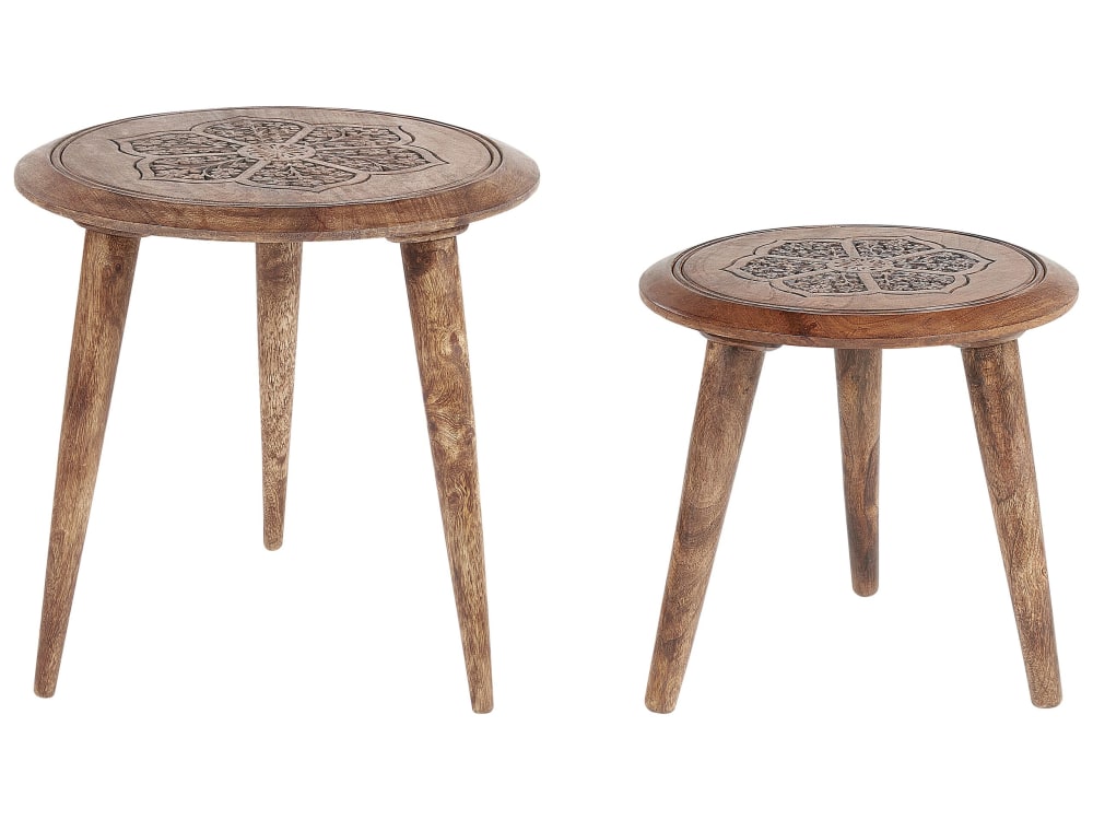 Wohnli Möbelsuche - Tisch 2er Set aus Mangoholz