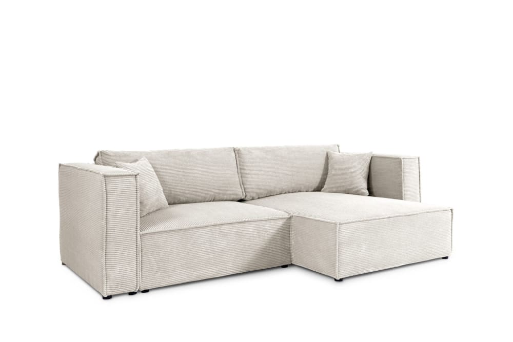 wohnli-moebel-suche-M25026171 Wohnli Möbelsuche - Ecksofa mit Schlaffunktion Cord Beige
