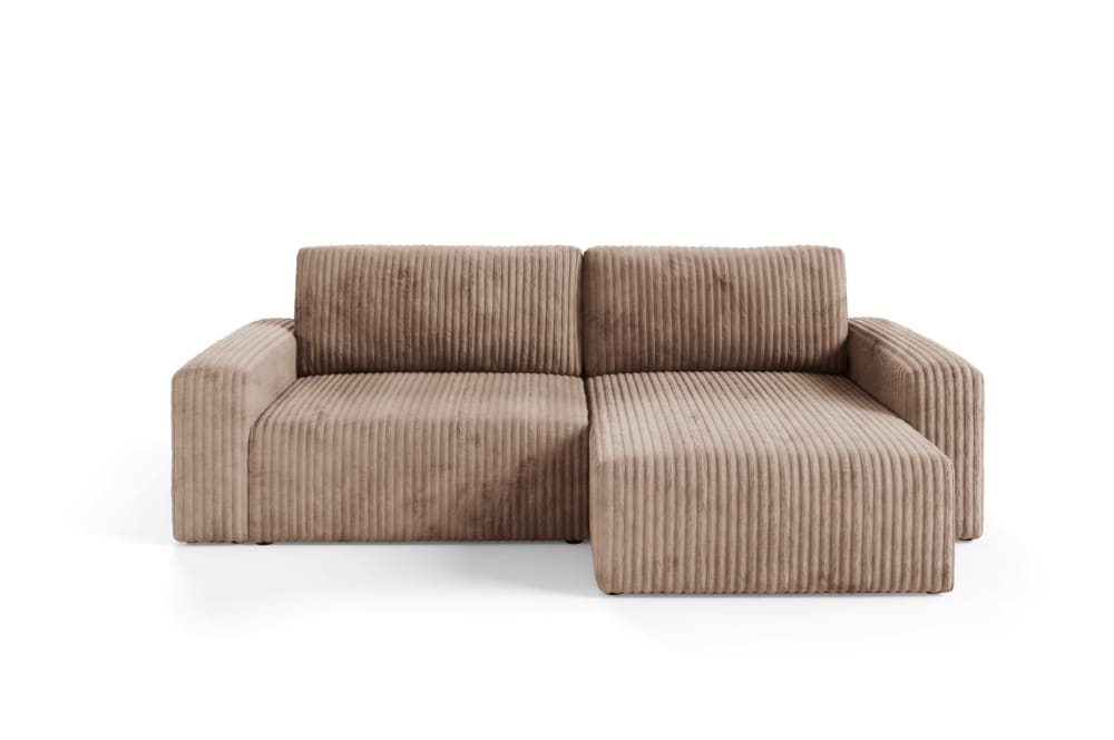 wohnli-moebel-suche-M25026172 Wohnli Möbelsuche - Ecksofa mit Schlaffunktion Cord Braun